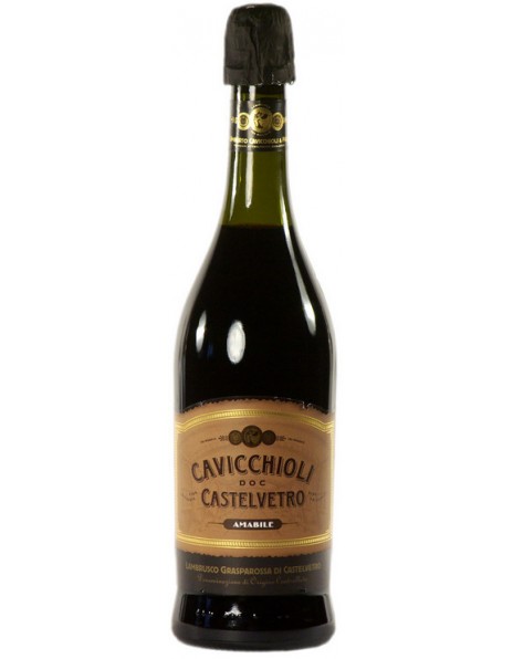 Игристое вино Cavicchioli, Grasparossa Amabile DOC