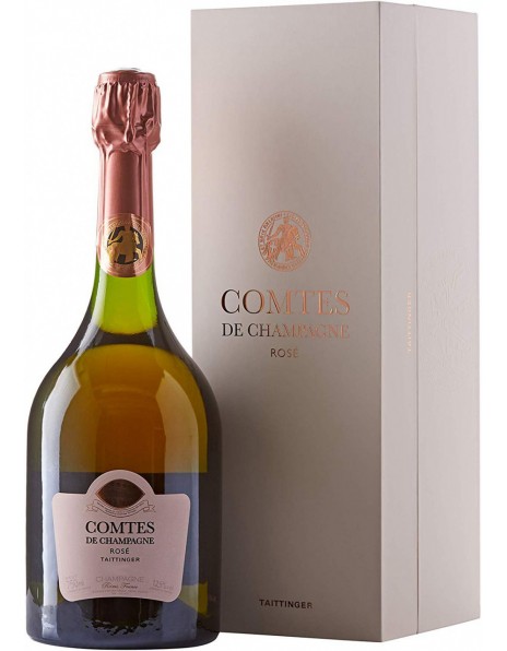 Шампанское Taittinger, "Comtes de Champagne" Rose, 2007, gift box