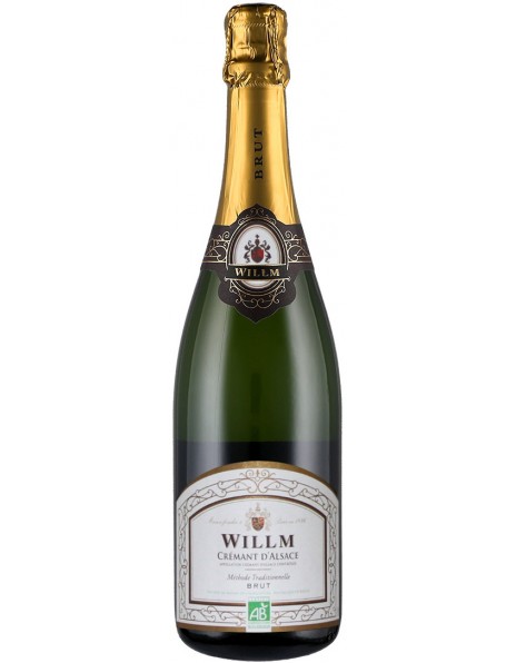 Игристое вино Willm, Cremant d'Alsace AOC Brut BIO