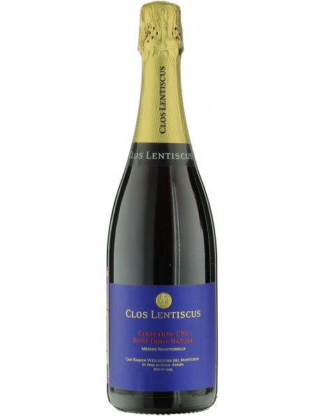 Игристое вино Clos Lentiscus, "Colection CRV" Rose Brut Nature, Penedes DO, 2011
