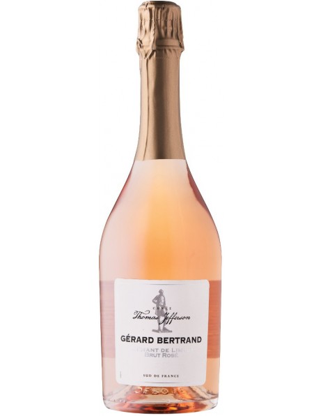 Игристое вино Gerard Bertrand, "Thomas Jefferson" Cremant de Limoux Brut Rose AOP