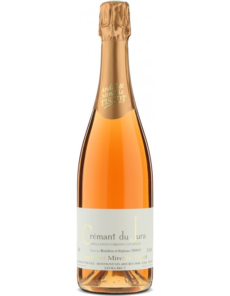 Игристое вино Andre et Mireille Tissot, Cremant du Jura AOC Rose Extra Brut