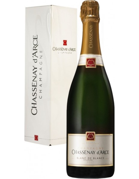 Шампанское Champagne Chassenay d'Arce, Blanc de Blancs Brut, 2006, gift box