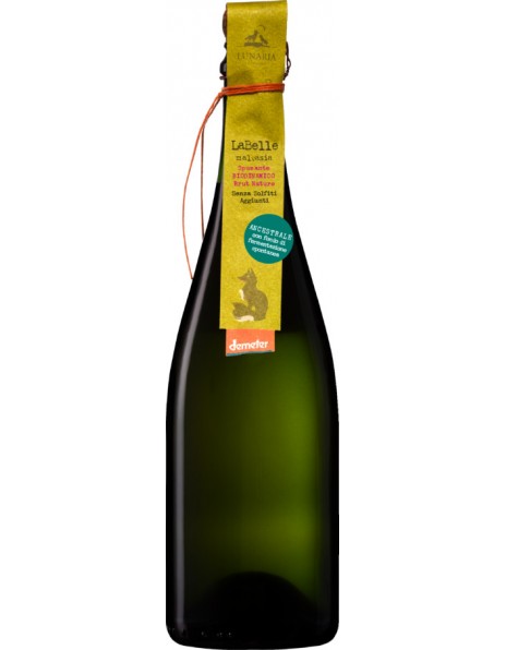 Игристое вино Lunaria, "La Belle" Malvasia Spumante Brut Nature