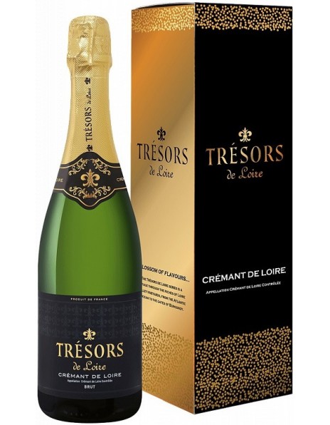 Игристое вино Joseph Verdier, "Tresors de Loire" Brut, Cremant de Loire AOC, gift box