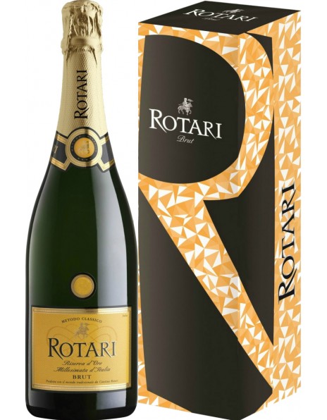 Игристое вино Rotari, Riserva Brut, Trento DOC, 2014, gift box