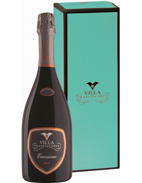 Игристое вино Villa Franciacorta, "Emozione" Brut, Franciacorta DOCG, 2014, gift box