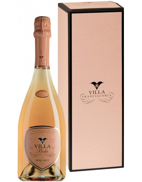 Игристое вино Villa Franciacorta, "Boke" Rose Brut, Franciacorta DOCG, 2014, gift box