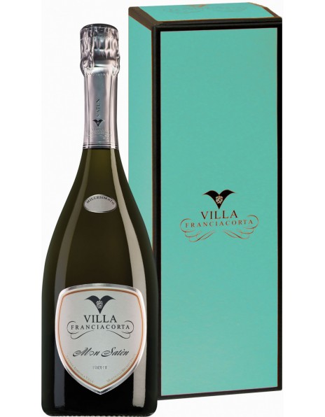 Игристое вино Villa Franciacorta, "Mon Saten" Brut, Franciacorta DOCG, 2015, gift box