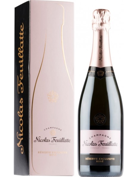 Шампанское Nicolas Feuillatte, "Reserve Exclusive" Rose Brut, gift box