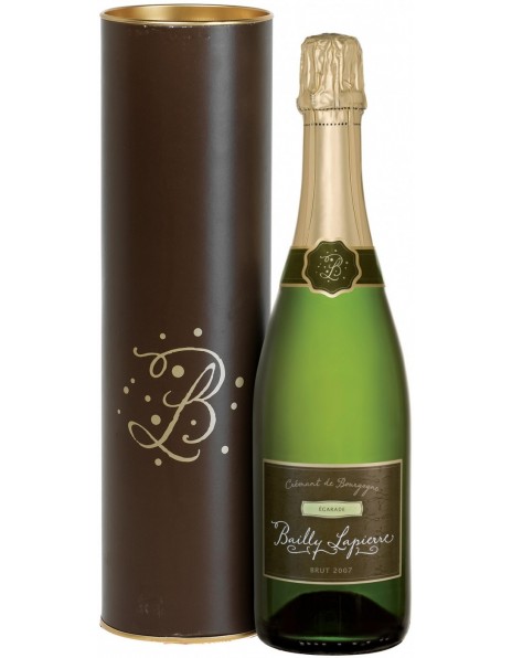 Игристое вино Bailly-Lapierre "Egarade" Brut, Cremant De Bourgogne AOC, 2007, gift box