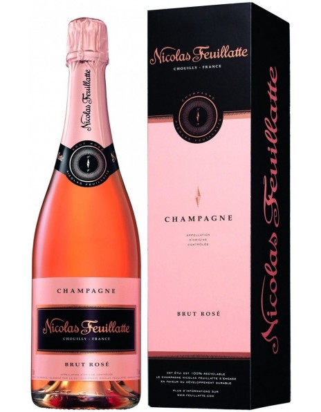 Шампанское Nicolas Feuillatte, Brut Rose, gift box
