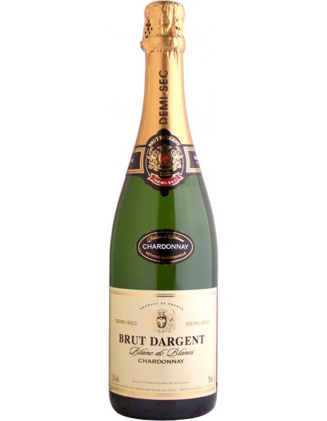 Игристое вино "Brut Dargent" Blanc de Blanc Chardonnay Demi Sec, 2010