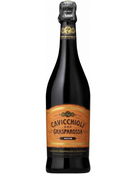 Игристое вино Cavicchioli, Grasparossa Secco DOC