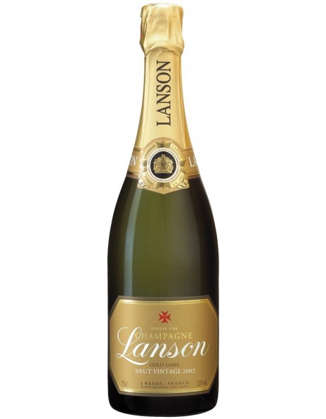 Шампанское Lanson, "Gold Label" Brut Vintage, 2002