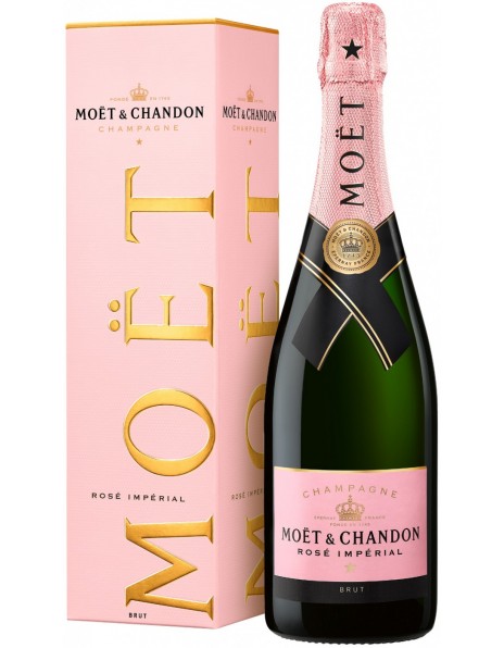 Шампанское Moet &amp; Chandon, Brut "Imperial" Rose, gift box