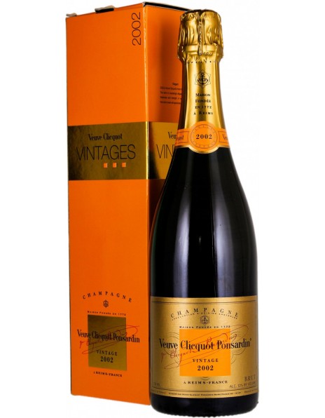 Шампанское Veuve Clicquot Vintage 2002 with gift box