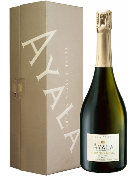 Шампанское "Cuvee Perle d'Ayala" Millesime Brut, 2002, gift box