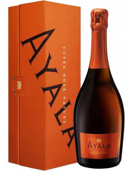 Шампанское Ayala, "Cuvee Rose Nature" Brut AOC, gift box