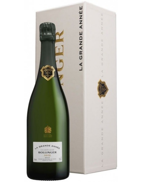 Шампанское Bollinger, "La Grande Annee" Brut AOC, 2002, gift box