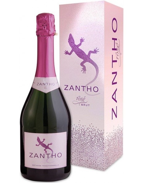 Игристое вино Zantho, Rose Brut, gift box