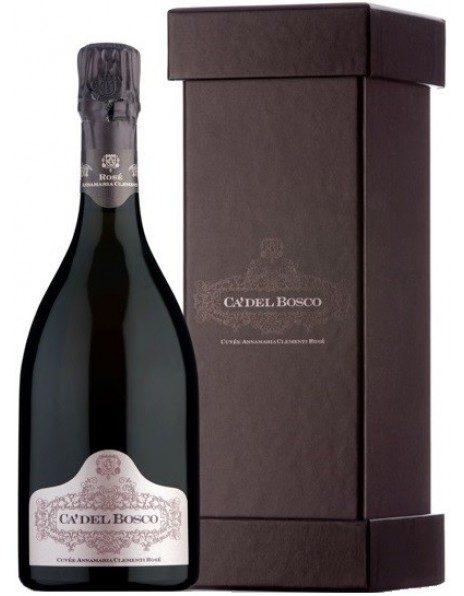 Игристое вино Ca' del Bosco, Cuvee Annamaria Clementi Rose Extra Brut, Franciacorta DOCG, 2005, gift box