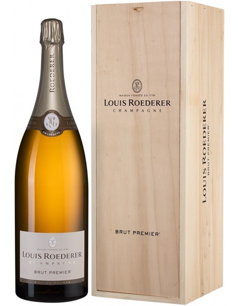 Шампанское Louis Roederer, Brut Premier AOC, wooden box, 3 л