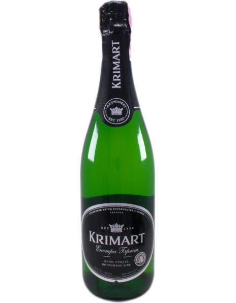 Игристое вино "Krimart" White Extra brut