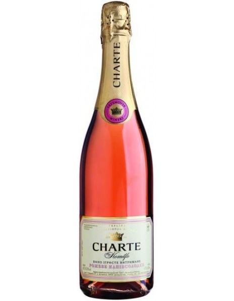 Игристое вино Artemovsk Winery, "Charte Komilfo" Pink semi-sweet