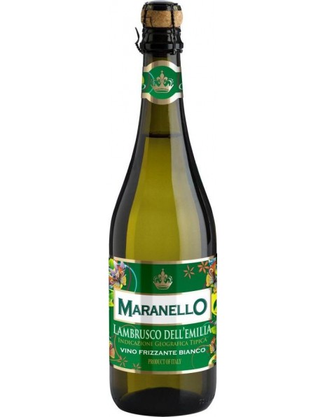 Игристое вино Maranello Wines, "Maranello" Lambrusco dell'Emilia IGT Bianco, semi-dolce
