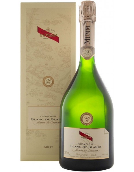 Шампанское "Mumm de Cramant" Blanc de Blancs, gift box