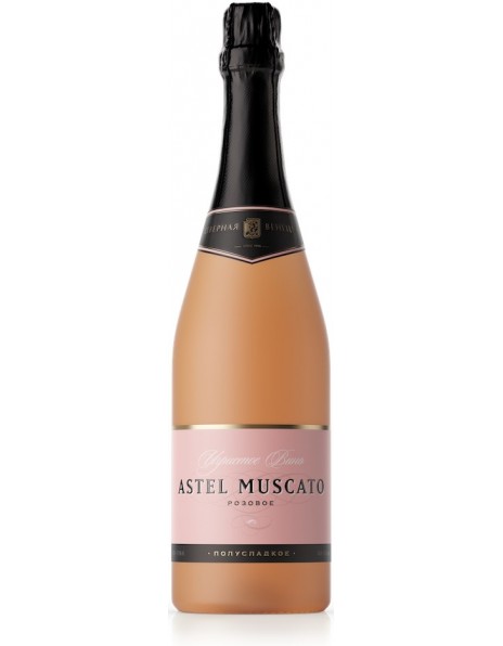 Игристое вино "Астель Мускато" Розовое полусладкое
