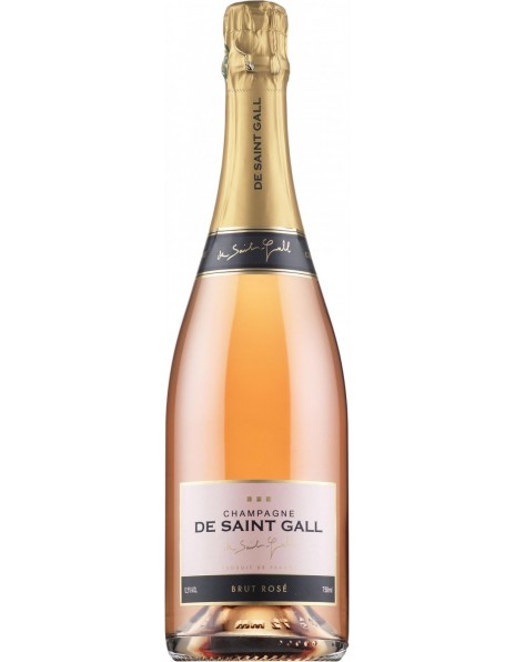 Шампанское De Saint Gall, Brut Rose, Champagnе AOC