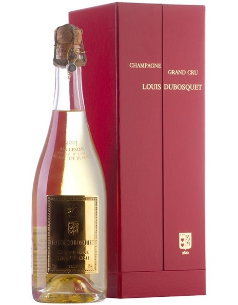 Шампанское "Louis Dubosquet" Blanc de Blancs, Champagne Gran Cru AOC, 2005, gift box