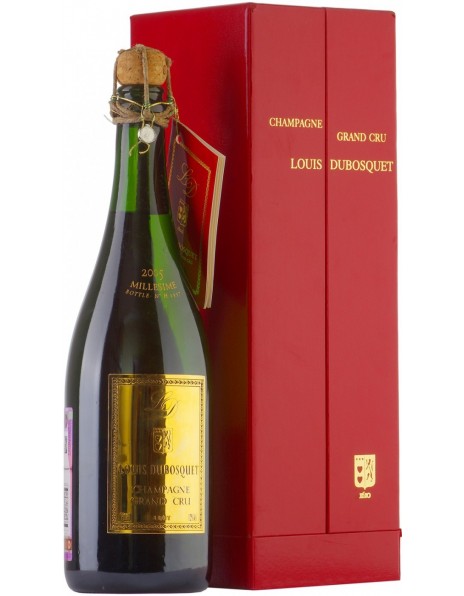 Шампанское "Louis Dubosquet" Brut Millesime, Champagne Gran Cru AOC, 2005, gift box