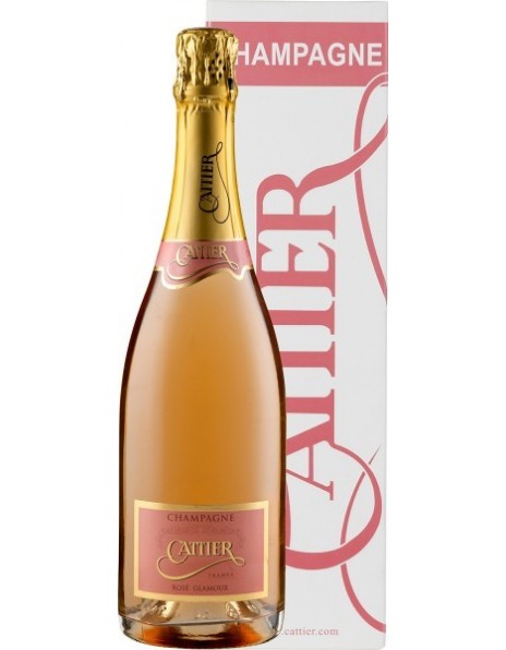 Шампанское Cattier, "Glamour" Rose, Champagne AOC, gift box