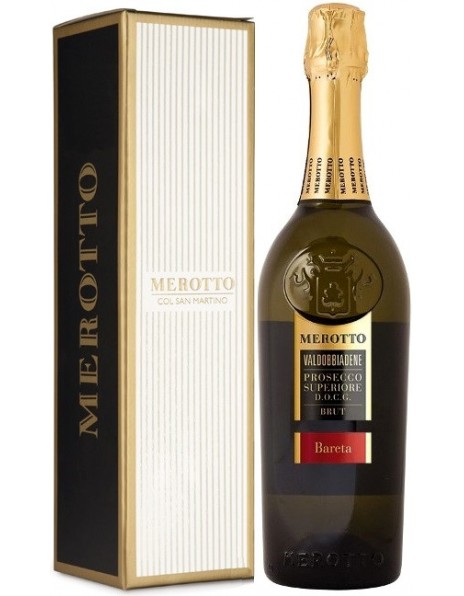 Игристое вино Merotto, "Bareta", Valdobbiadene Prosecco Superiore DOCG, gift box