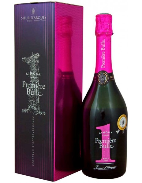 Игристое вино Sieur d'Arques, Premiere Bulle Brut, Blanquette de Limoux AOC, gift box