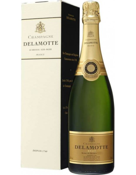 Шампанское Delamotte, Brut Blanc de Blancs, 2007, gift box