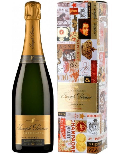 Шампанское Joseph Perrier, "Cuvee Royale" Brut Vintage, 2002, gift box