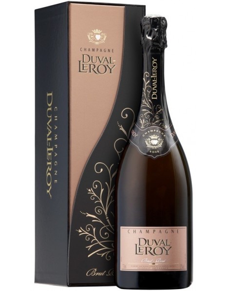 Шампанское Duval-Leroy, Brut Rose, gift box