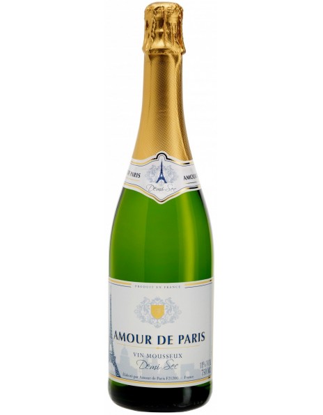 Игристое вино "Amour de Paris" Demi-Sec