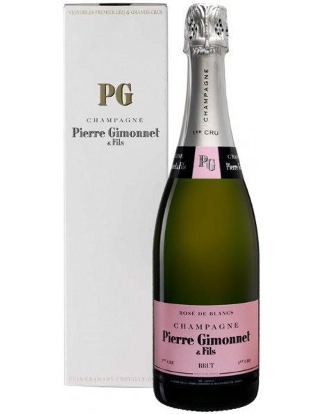 Шампанское Pierre Gimonnet &amp; Fils, "Rose de Blancs" Brut 1er Cru, Champagne AOC, gift box
