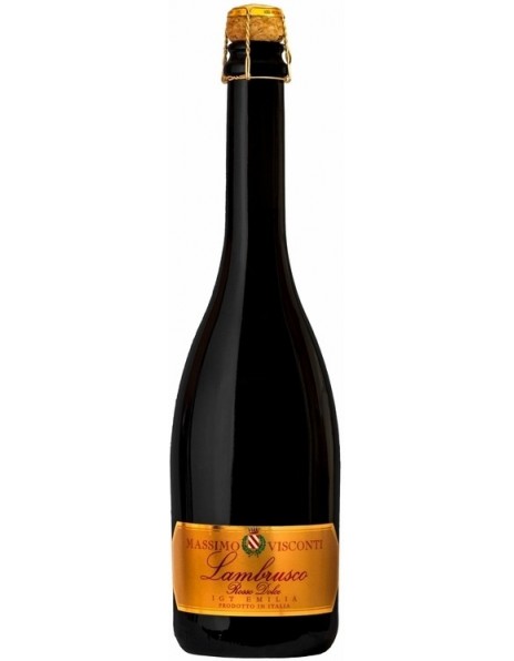 Игристое вино "Massimo Visconti" Lambrusco Rosso Dolce, Emilia IGT