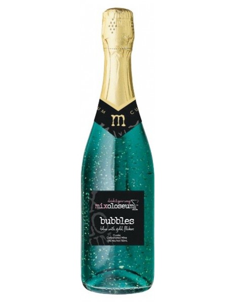 Вино Mix Party, "Bubbles" Blue (with gold flakes)