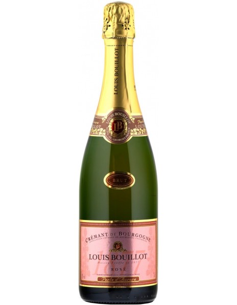 Игристое вино Louis Bouillot, "Perle d'Aurore" Brut Rose, Cremant de Bourgogne AOC