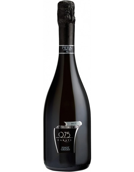 Игристое вино Piera Martellozzo, "075 Carati" Pinot Grigio Brut