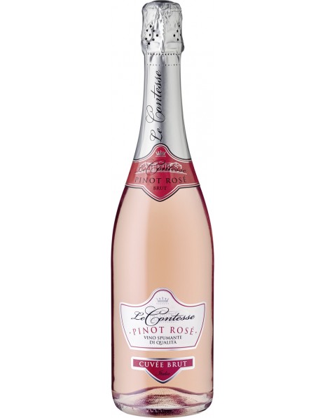 Игристое вино Le Contesse, Pinot Rose Cuvee Brut