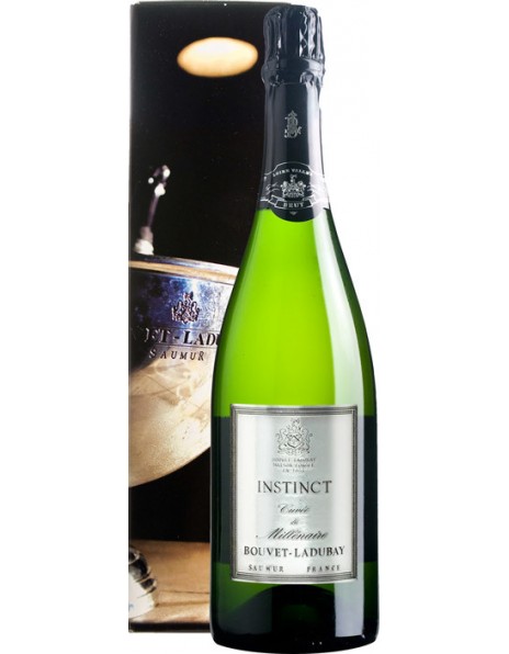 Игристое вино Bouvet Ladubay, "Instinct" Cuvee de Millenaire Brut, Saumur AOC, 2010, gift box