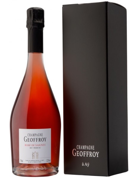 Шампанское Champagne Geoffroy, "Rose de Saignee" Brut Premier Cru, gift box